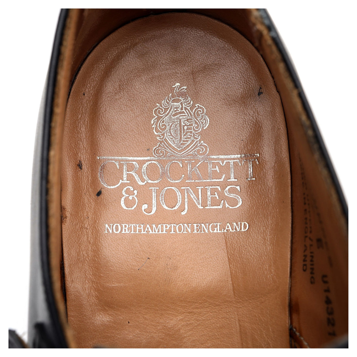 &#39;Lowndes&#39; Black Leather Double Monk Strap UK 7 E