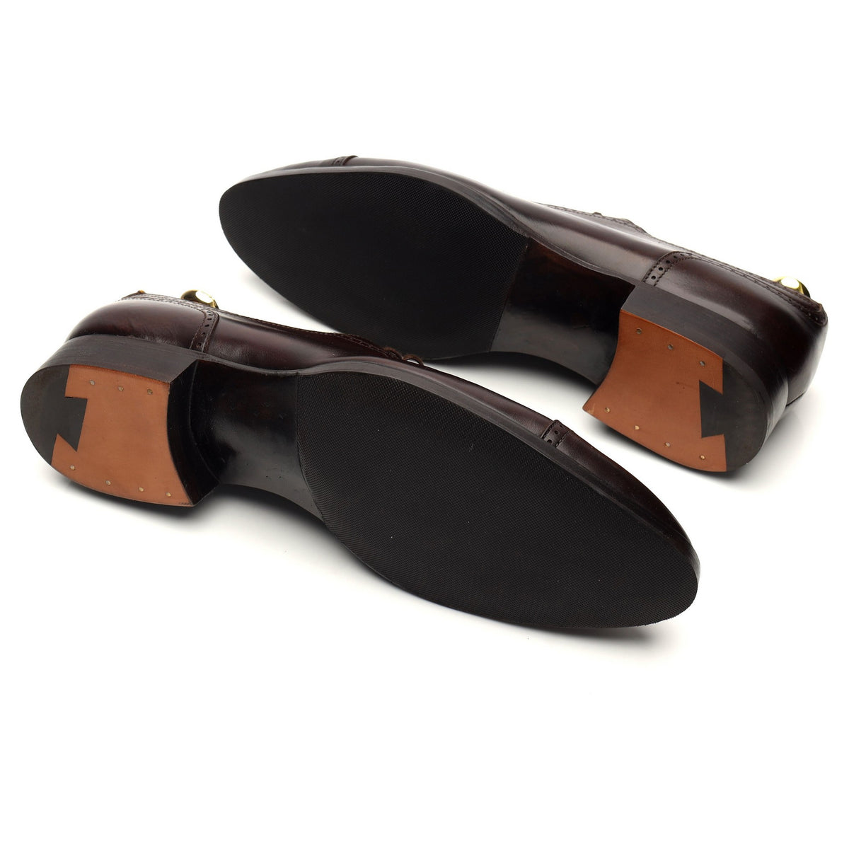 &#39;Joffre&#39; Dark Brown Leather Oxford Brogues UK 8