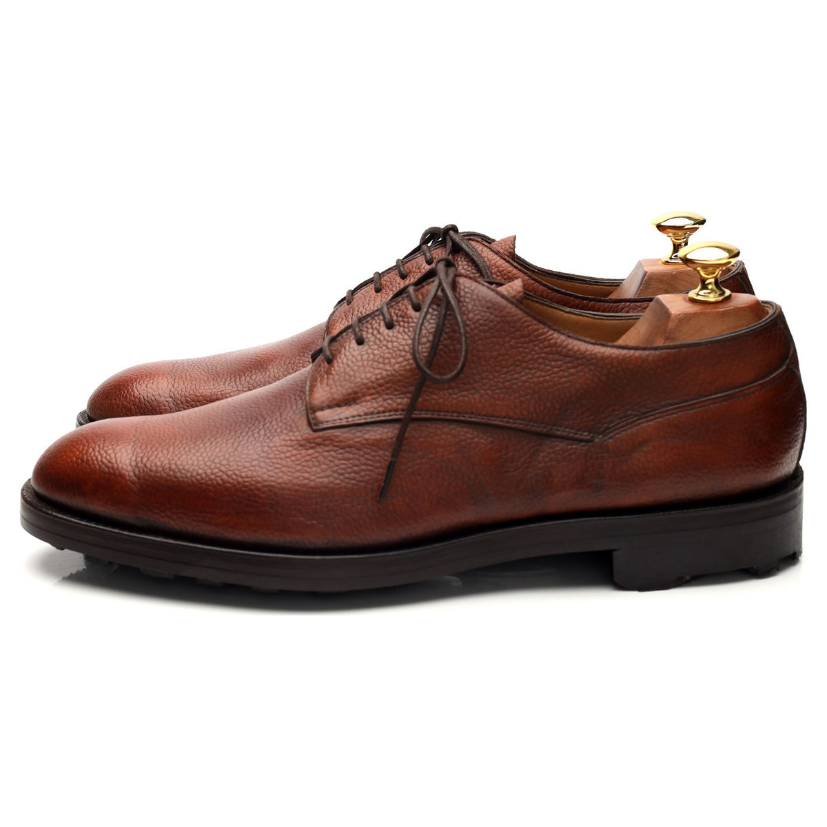 Tan Brown Leather Veldtschoen Derby UK 9 E