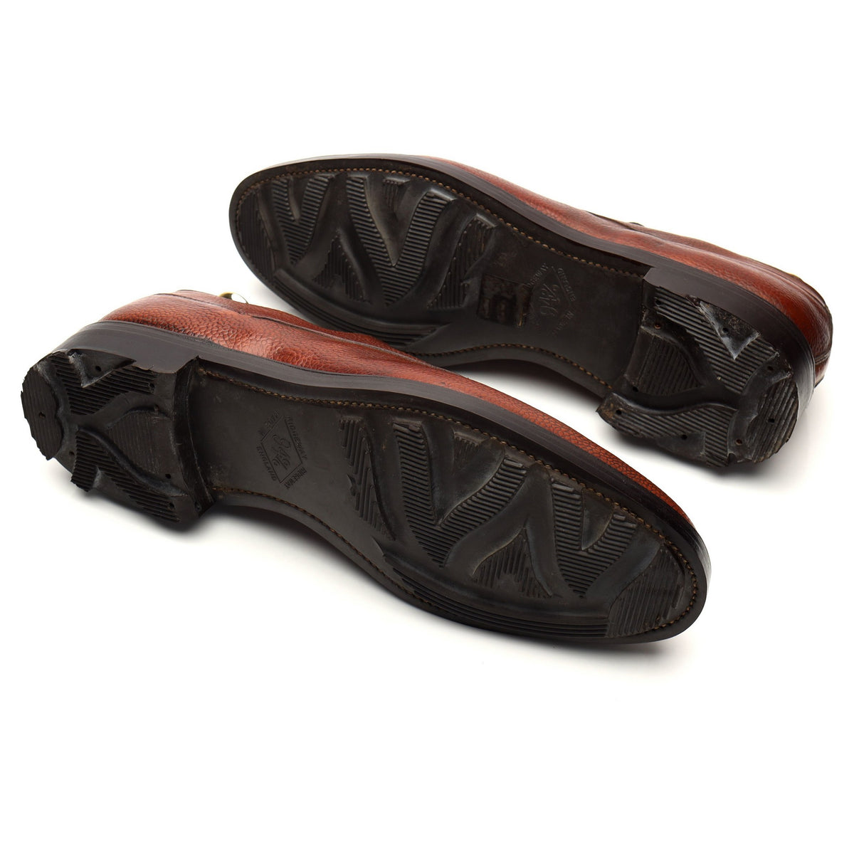 Tan Brown Leather Veldtschoen Derby UK 9 E