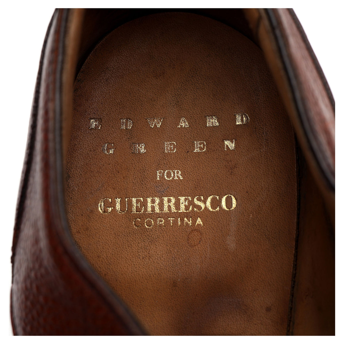 Tan Brown Leather Veldtschoen Derby UK 9 E
