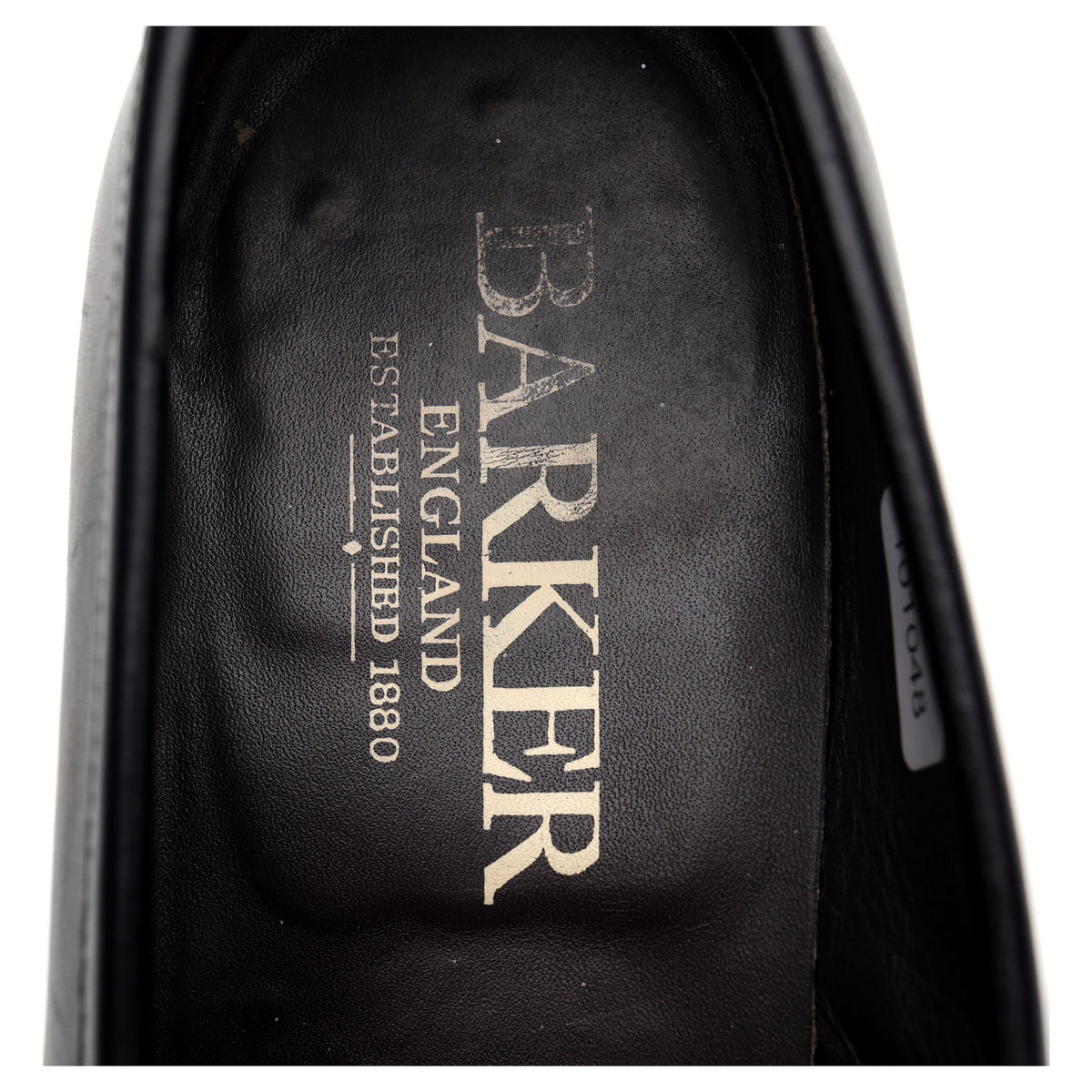 &#39;Ramsden&#39; Black Leather Tassel Loafers UK 7 F
