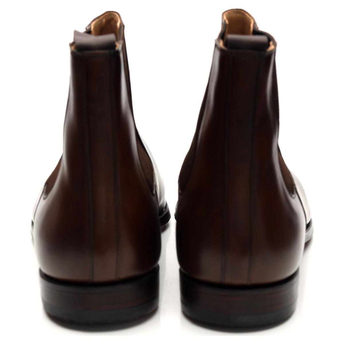 &#39;Lingfield&#39; Dark Brown Leather Chelsea Boots UK 12 E