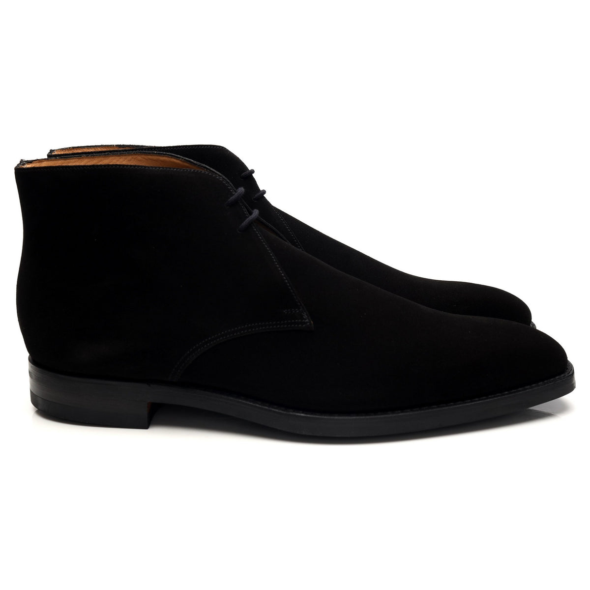 &#39;Tetbury&#39; Black Suede Chukka Boots UK 12 E
