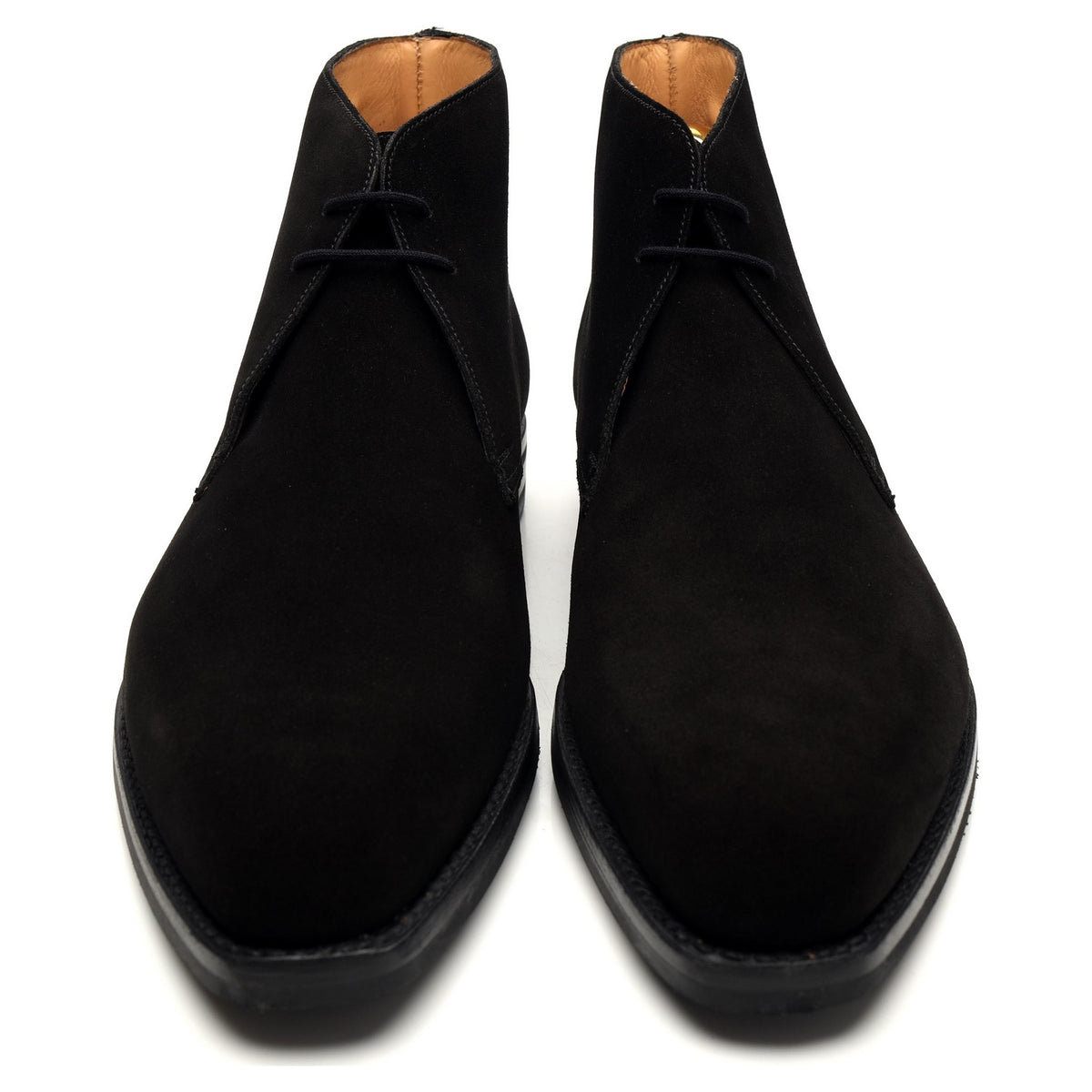 &#39;Tetbury&#39; Black Suede Chukka Boots UK 12 E