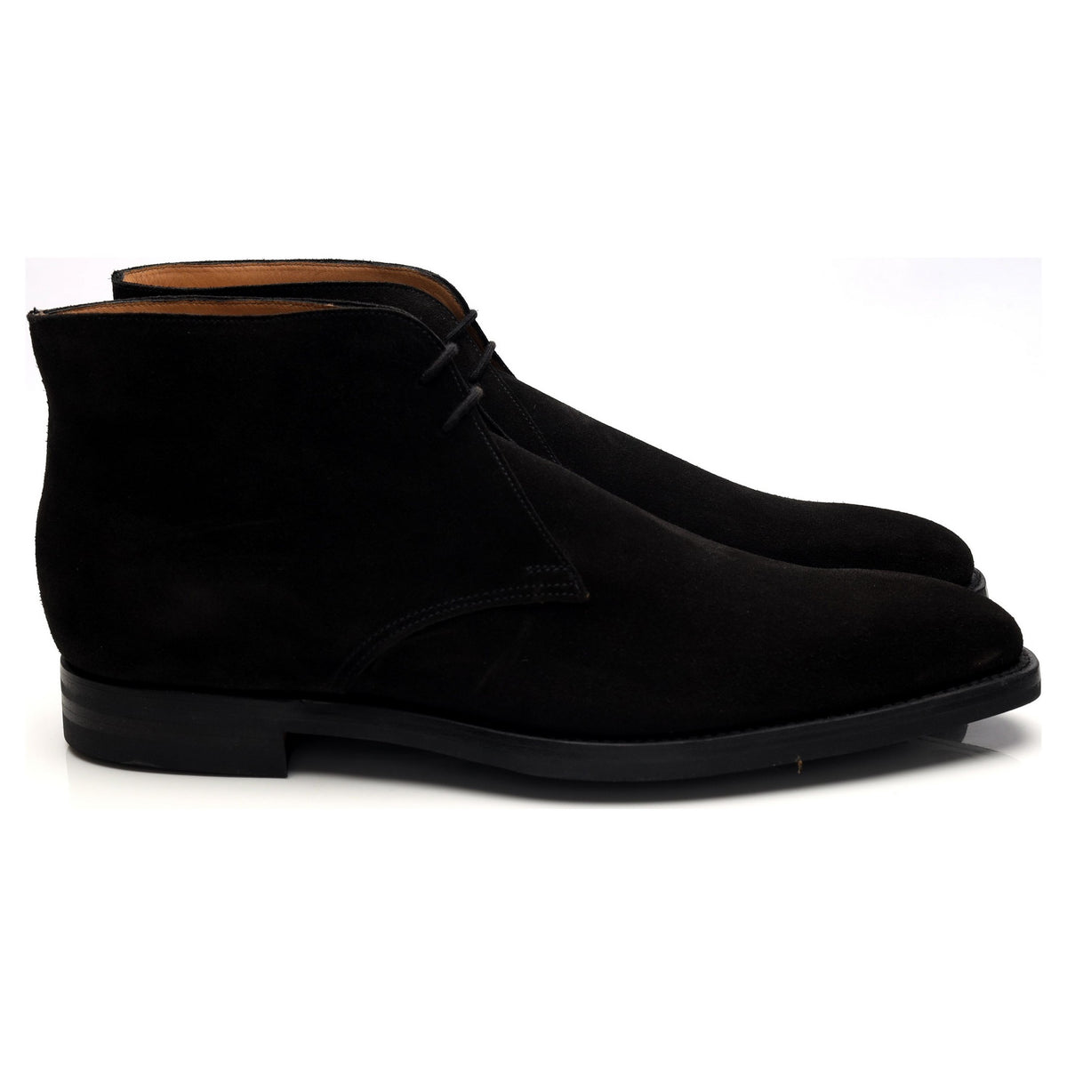 &#39;Tetbury&#39; Black Suede Chukka Boots UK 11 E