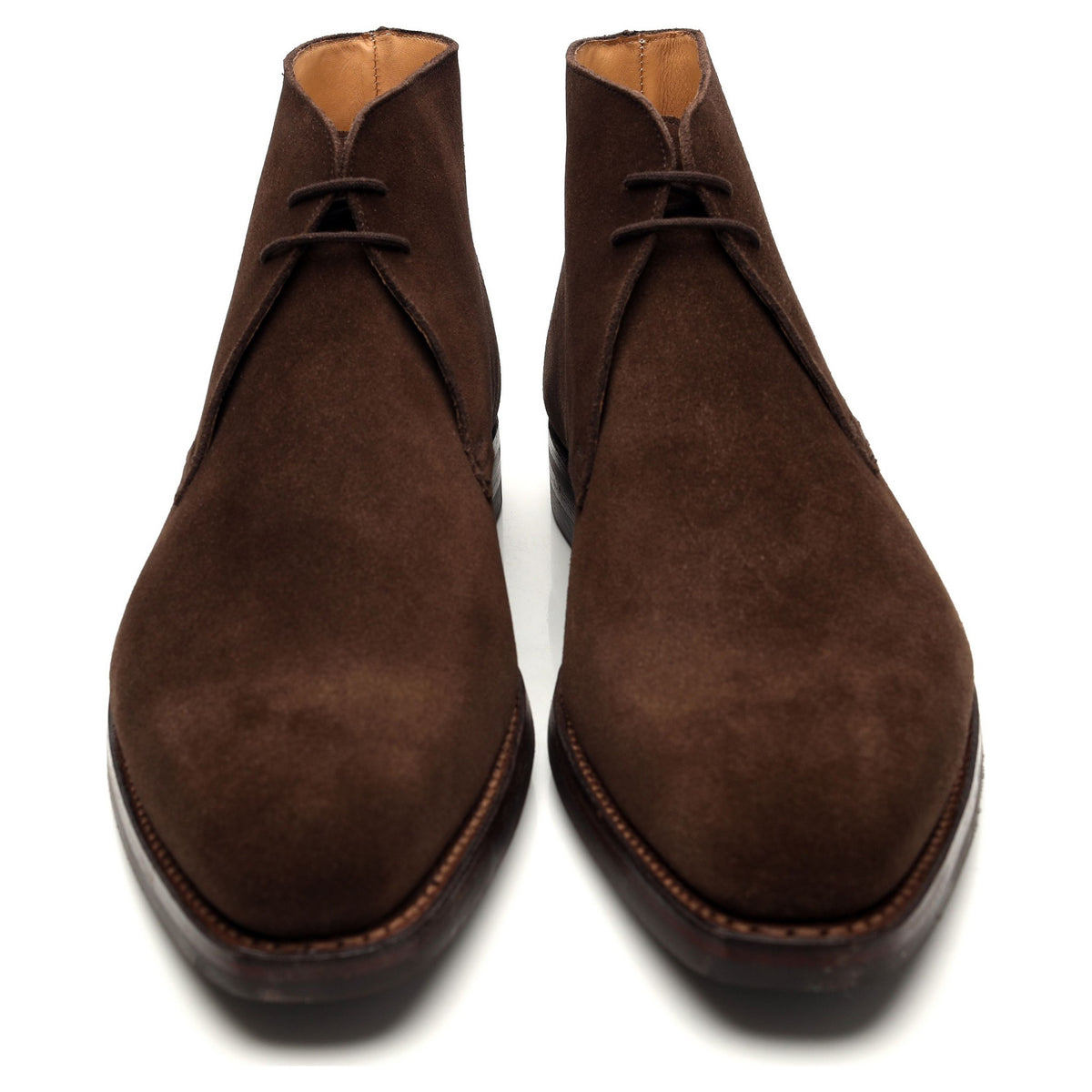 &#39;Tetbury&#39; Dark Brown Suede Chukka Boots UK 12 E