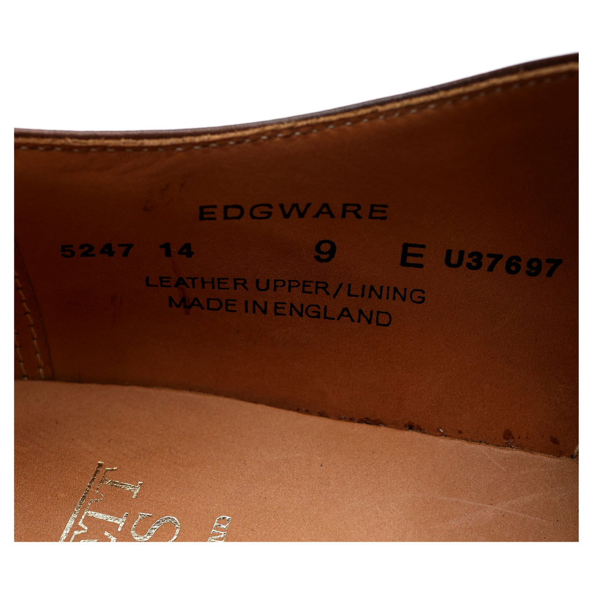 &#39;Edgware&#39; Dark Brown Leather Oxford UK 9 - 11.5 E