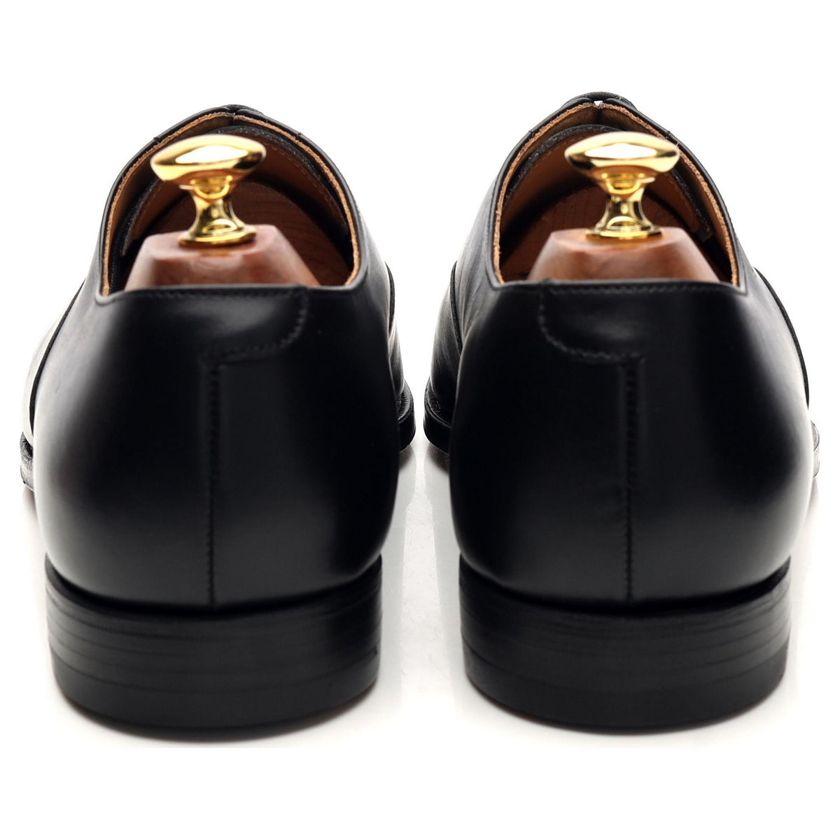 &#39;Hallam&#39; Black Leather Oxford UK 9 E