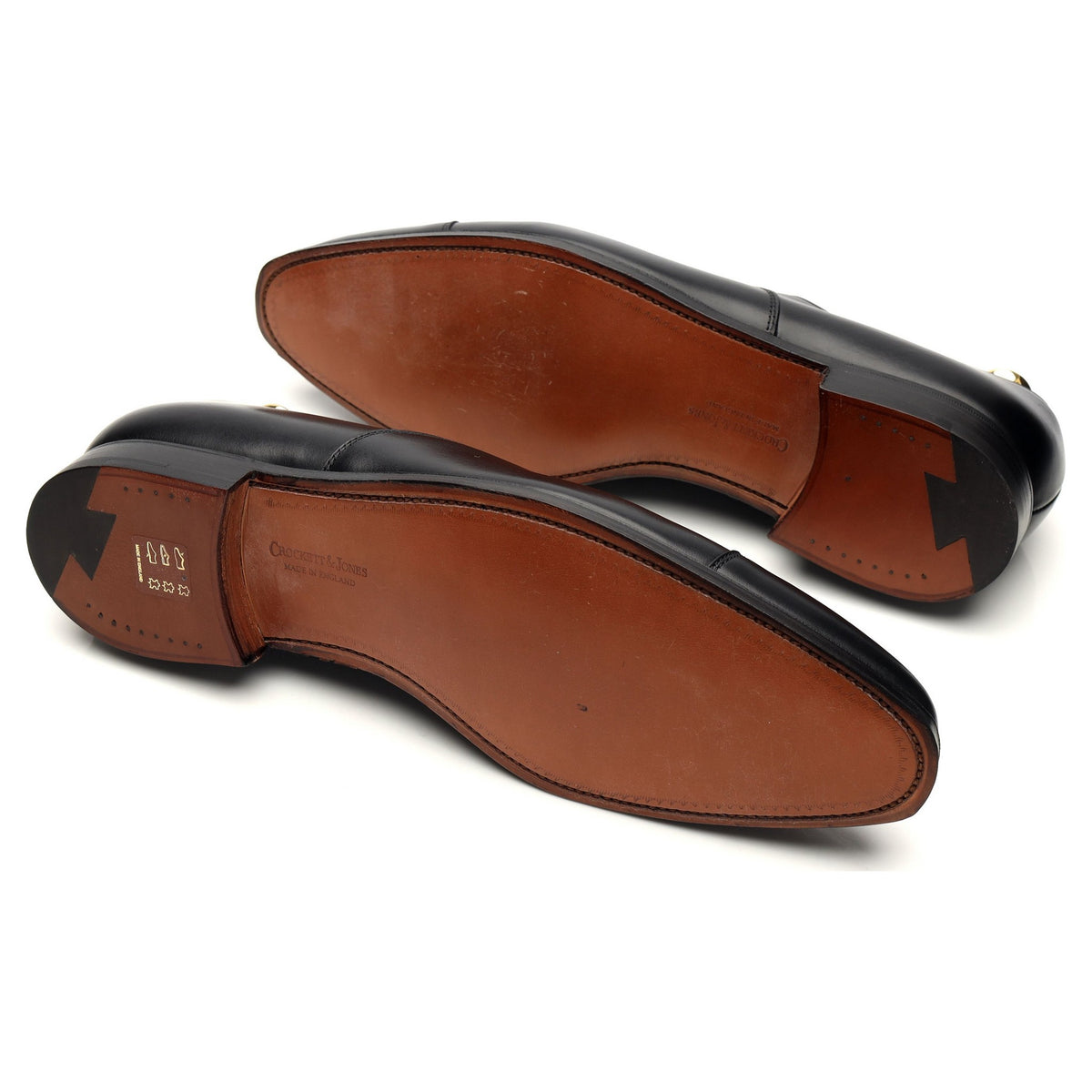 &#39;Hallam&#39; Black Leather Oxford UK 9 E