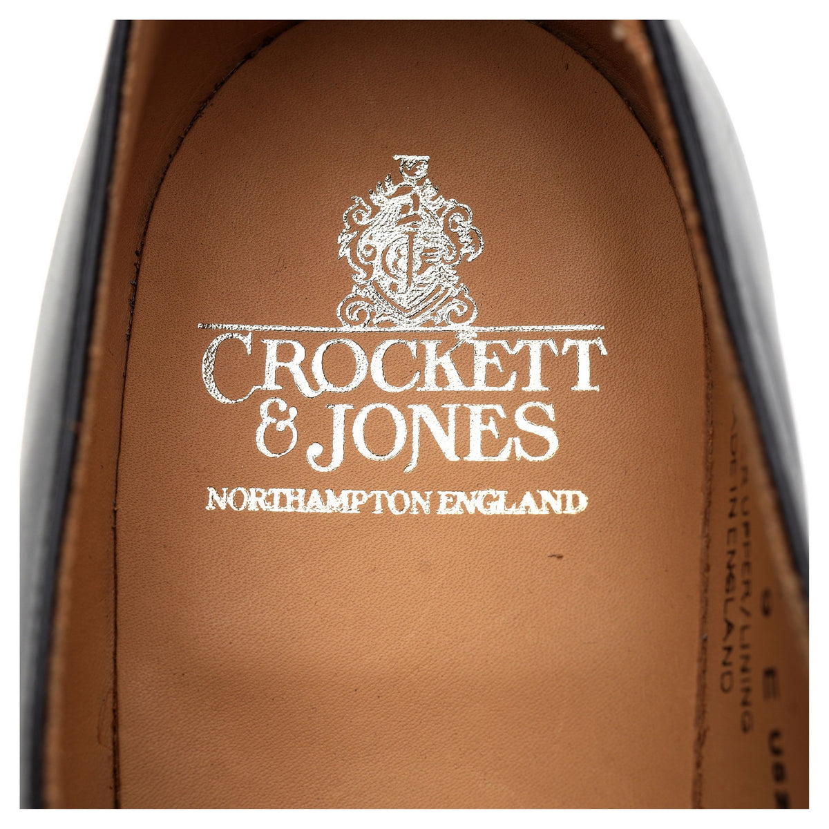 &#39;Hallam&#39; Black Leather Oxford UK 9 E