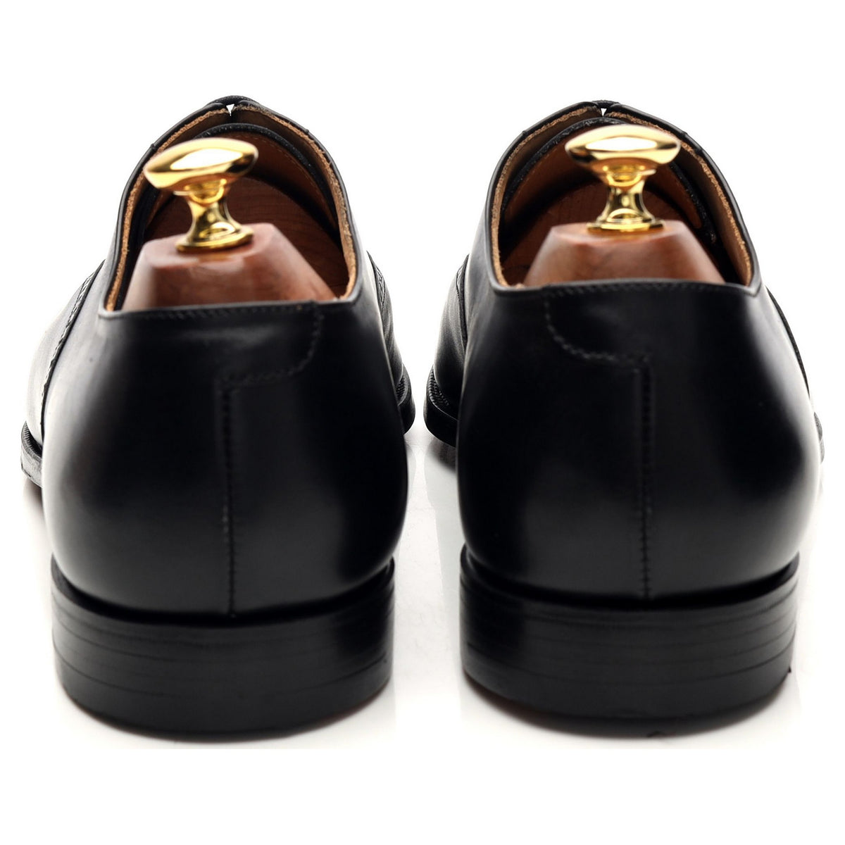 &#39;Edgware&#39; Black Leather Oxford UK 9.5 E