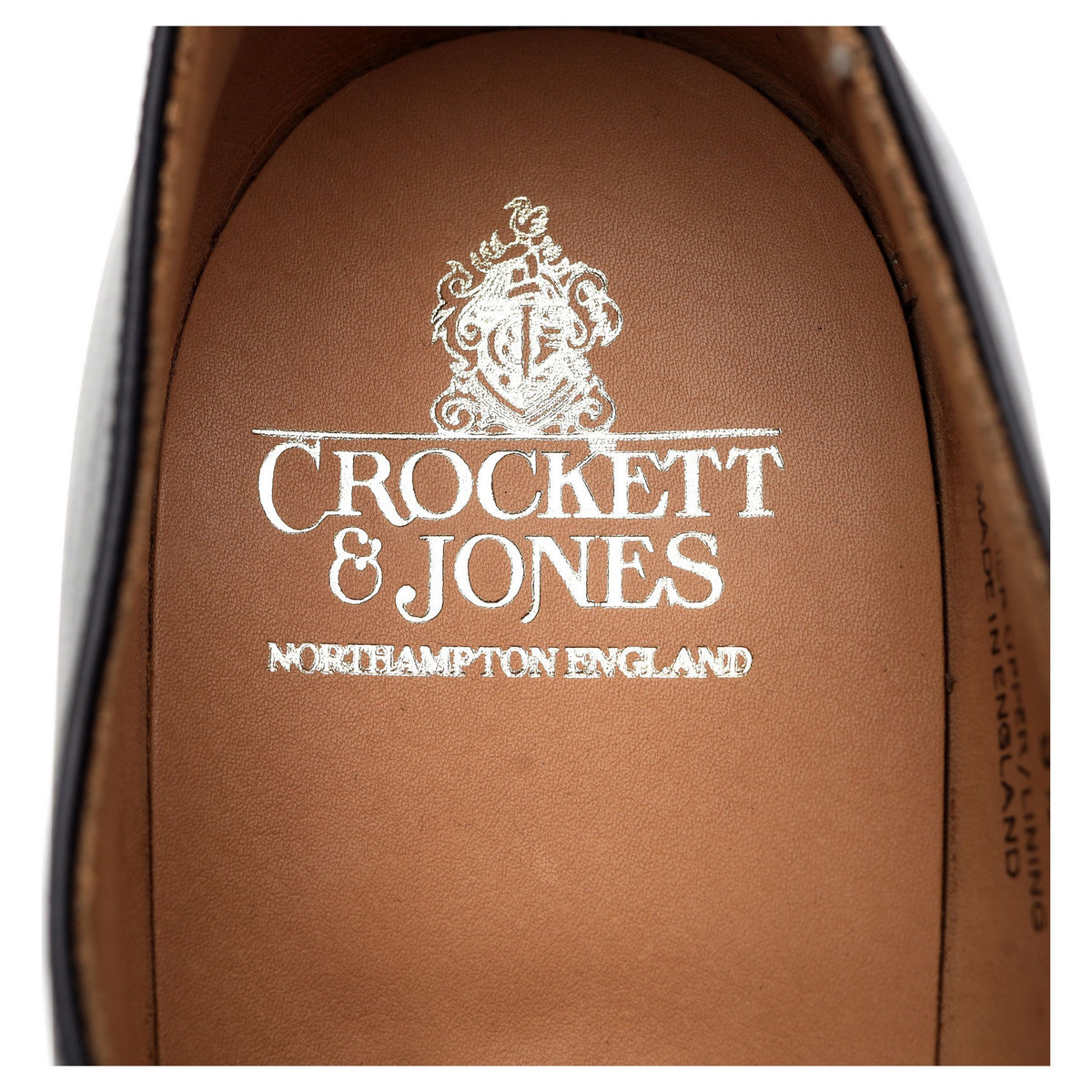 &#39;Edgware&#39; Black Leather Oxford UK 9.5 E