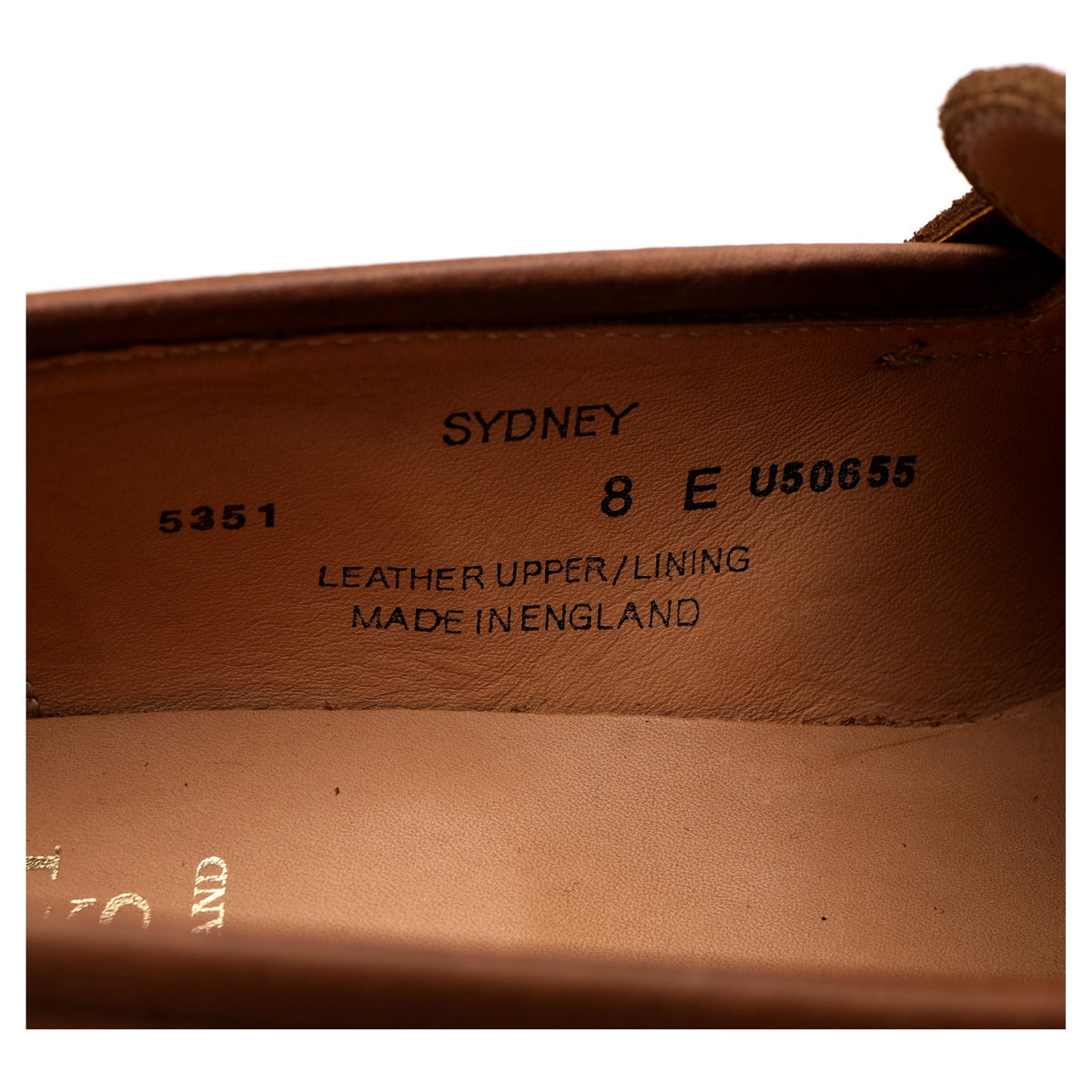 &#39;Sydney&#39; Snuff Brown Suede Loafers UK 8