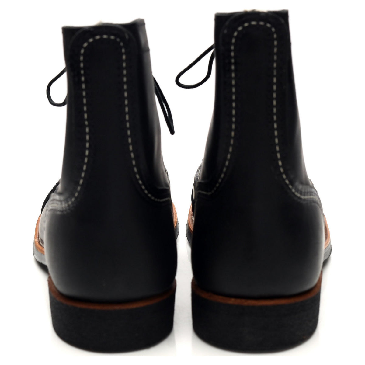 &#39;8084&#39; Black Leather Iron Ranger Boots UK 9 US 10 D