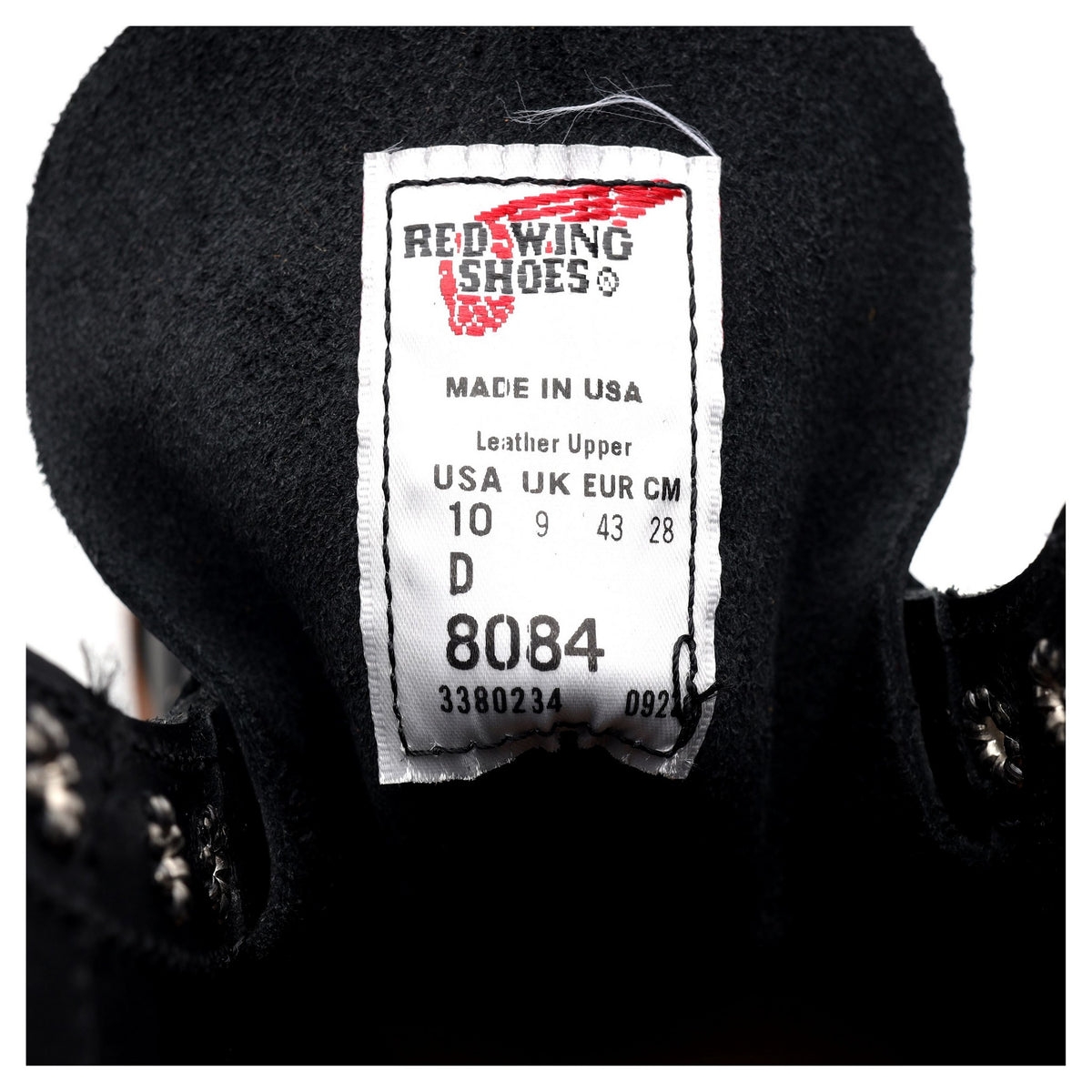 &#39;8084&#39; Black Leather Iron Ranger Boots UK 9 US 10 D