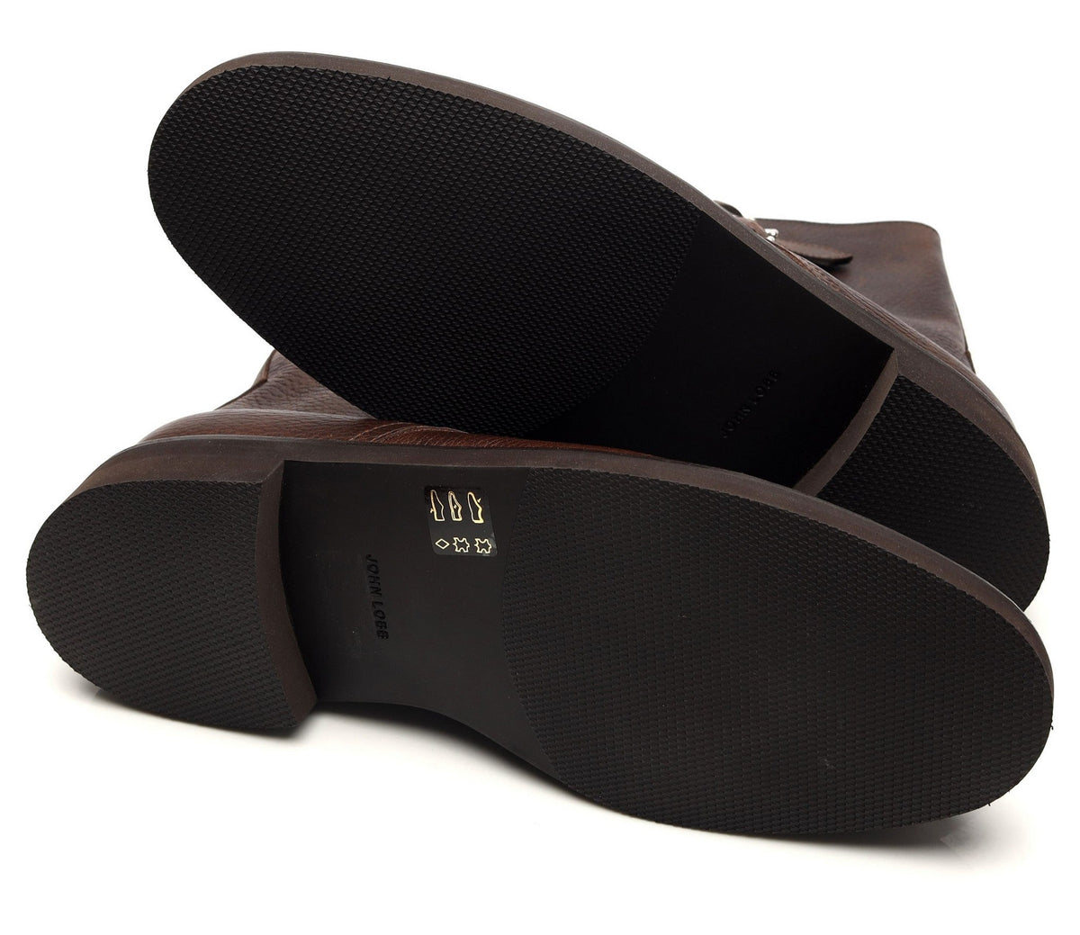 &#39;Wick&#39; Dark Brown Grain Leather Boots UK 9 E