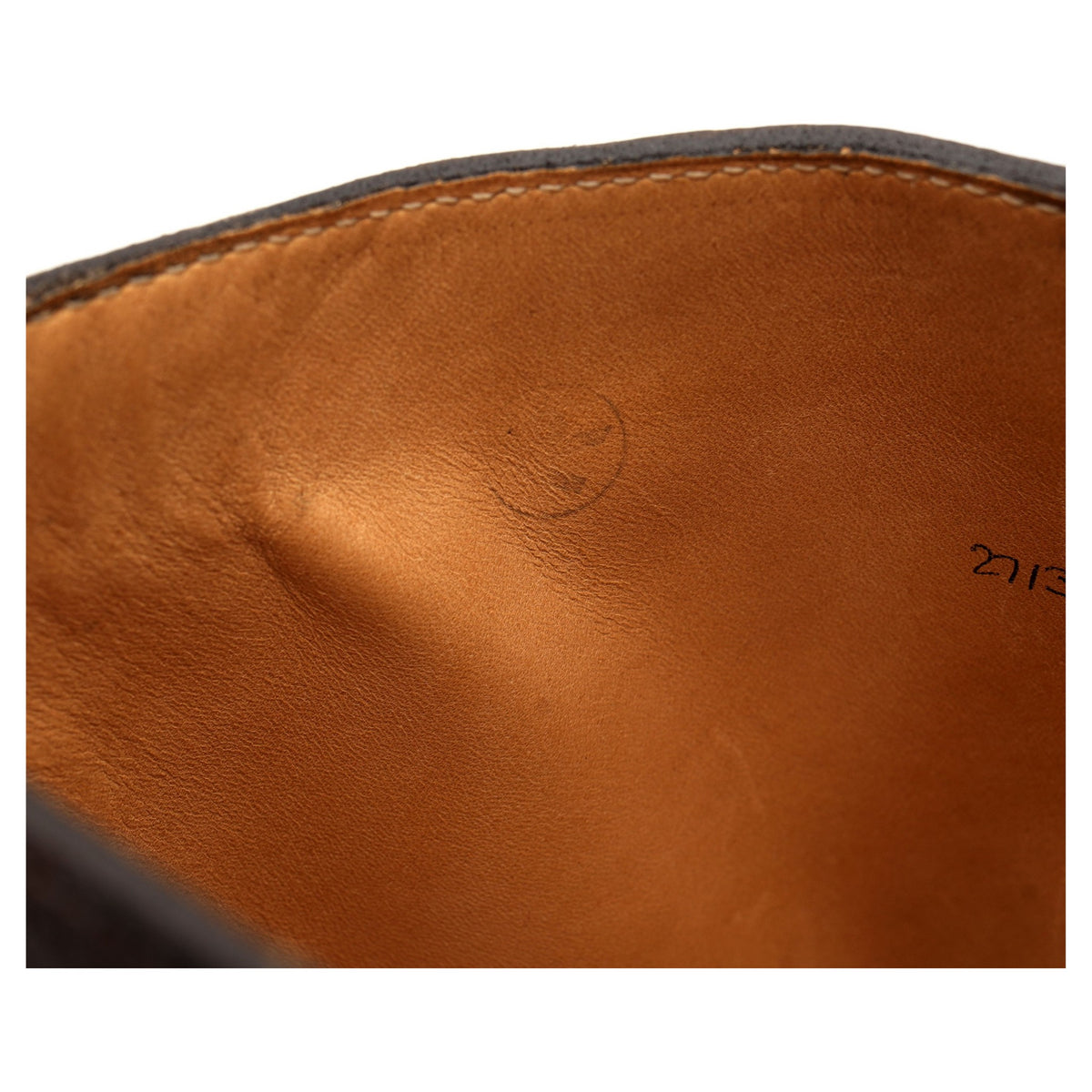 &#39;Wick&#39; Dark Brown Grain Leather Boots UK 9 E