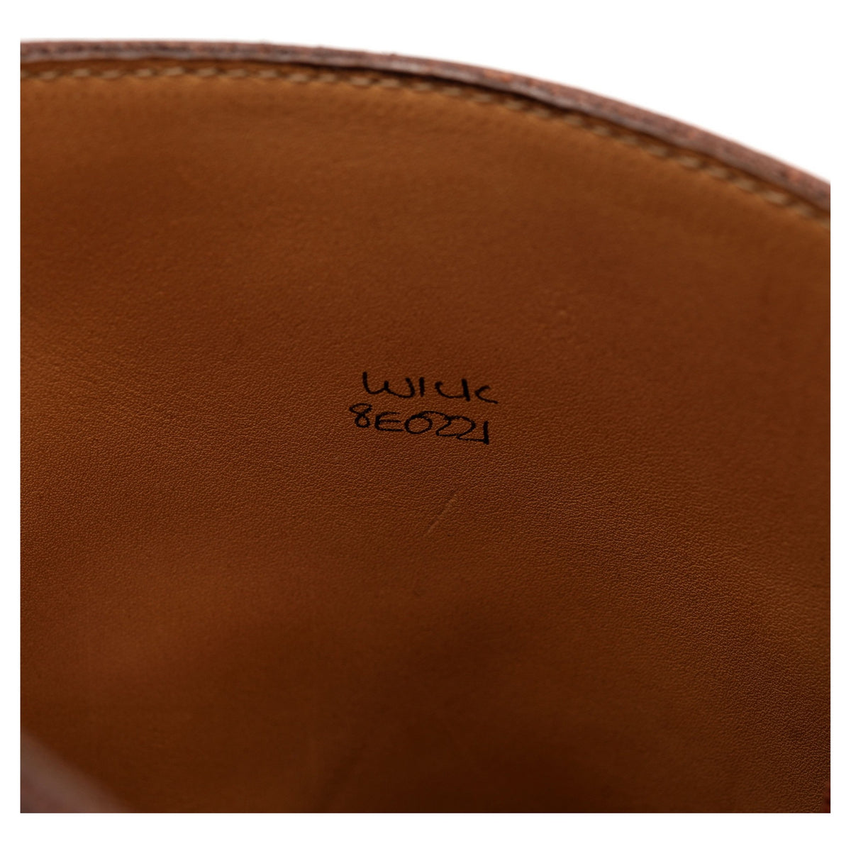 &#39;Wick&#39; Tan Brown Grain Leather Buckle Boots UK 8 E