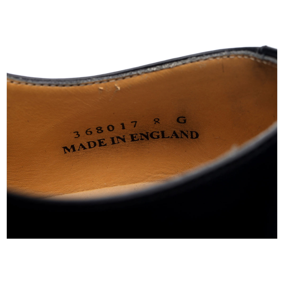 &#39;Nevis&#39; Black Leather Oxford UK 8 G
