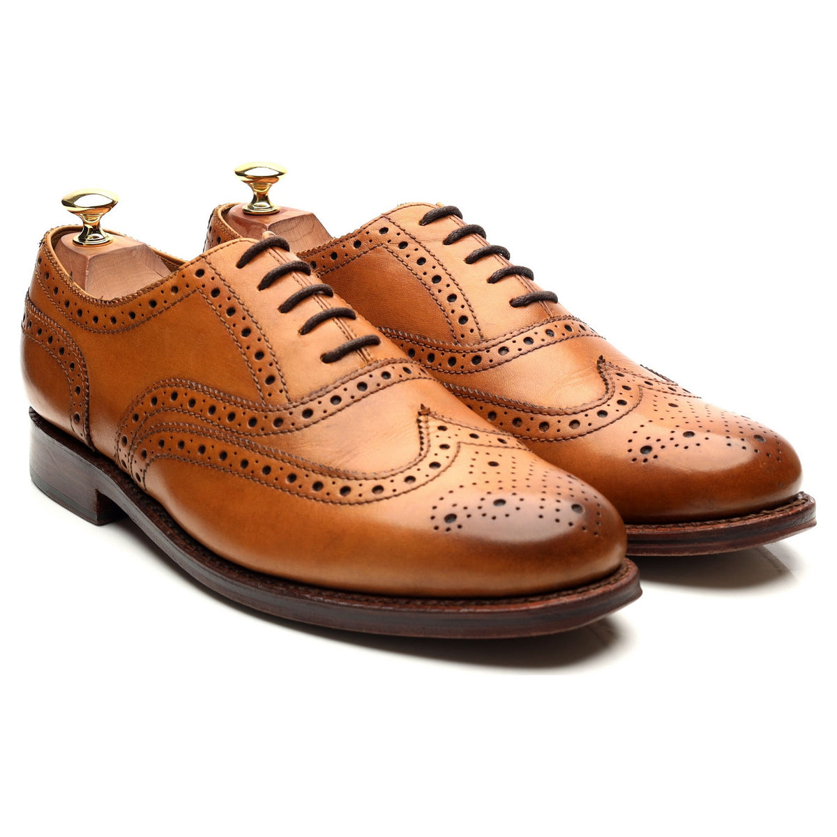 Grenson Stanley Tan Brogues Size 7 