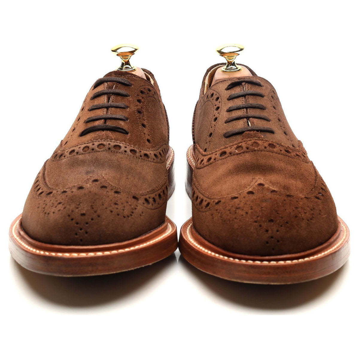 Brown Suede Brogues UK 8 F