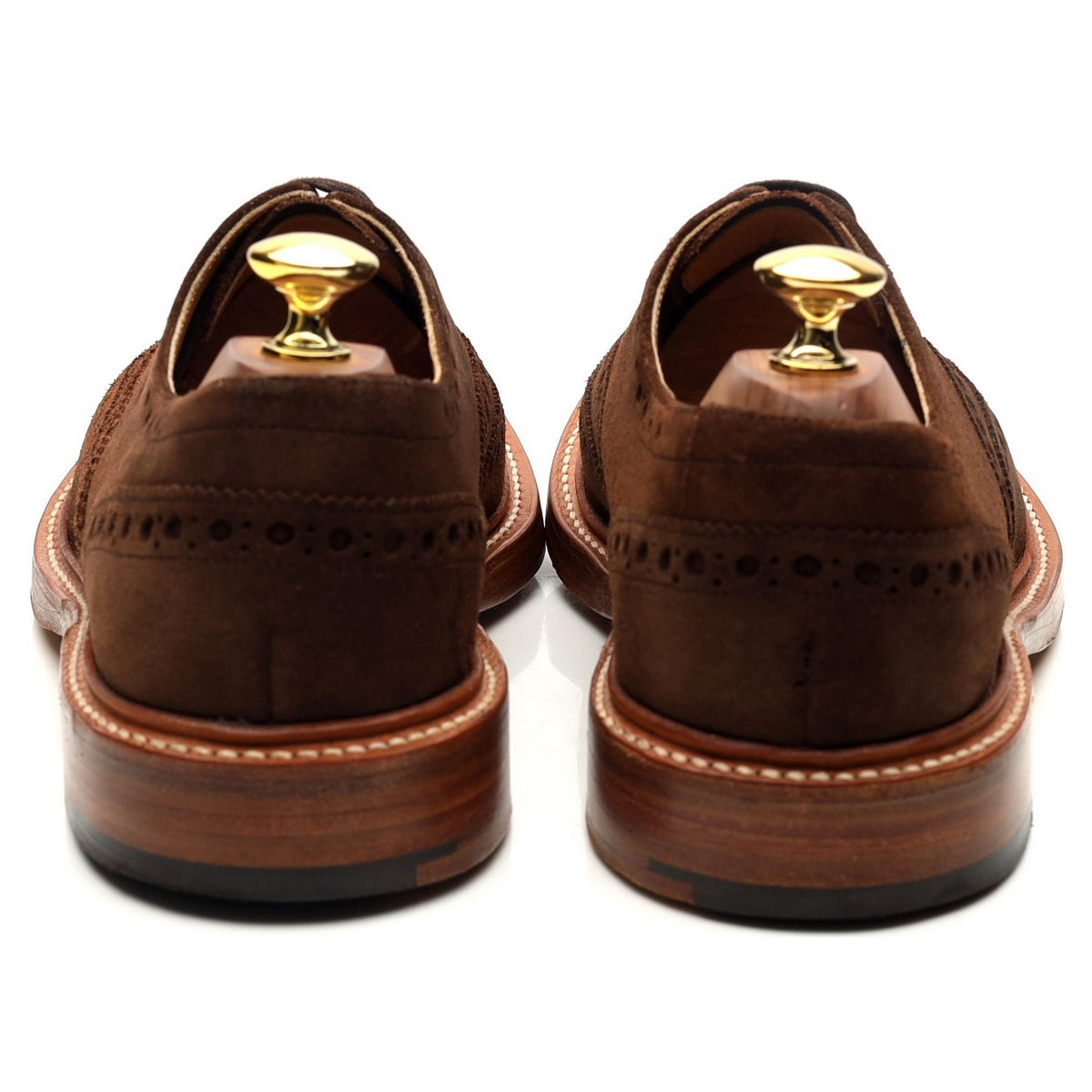 Brown Suede Brogues UK 8 F