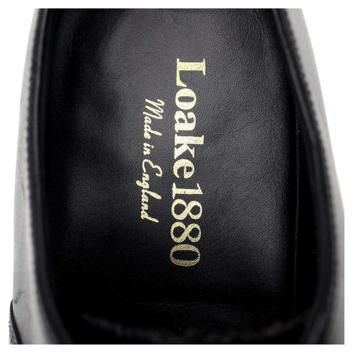 1880 &#39;Aldwych&#39; Black Leather Oxford UK 10 G