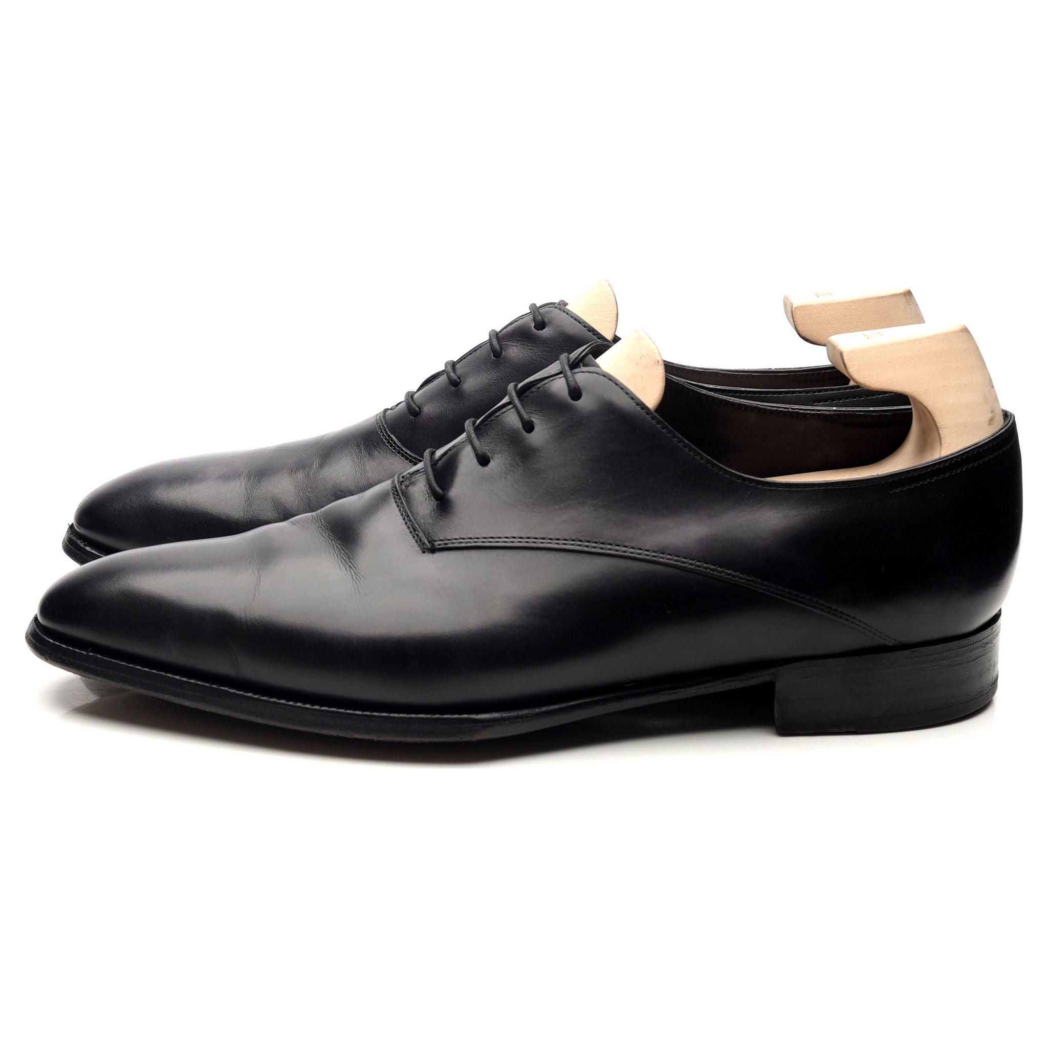 Becketts' Black Museum Leather Oxford UK 9 E - Abbot's Shoes