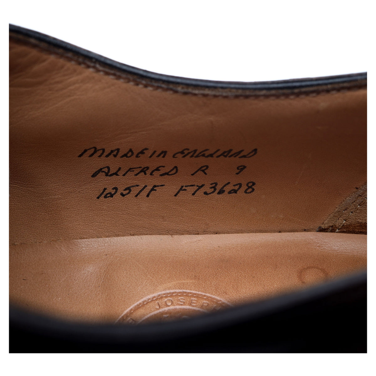 &#39;Alfred&#39; Dark Brown Leather Oxford UK 9 F