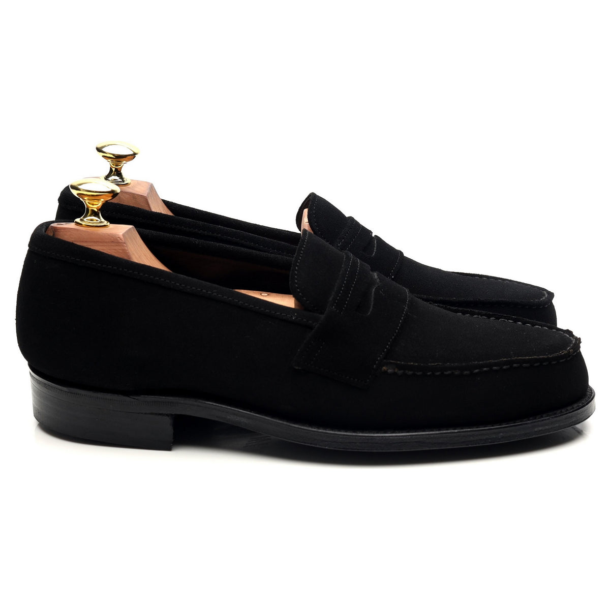 &#39;Whisky + Women&#39; Black Suede Loafers UK 7