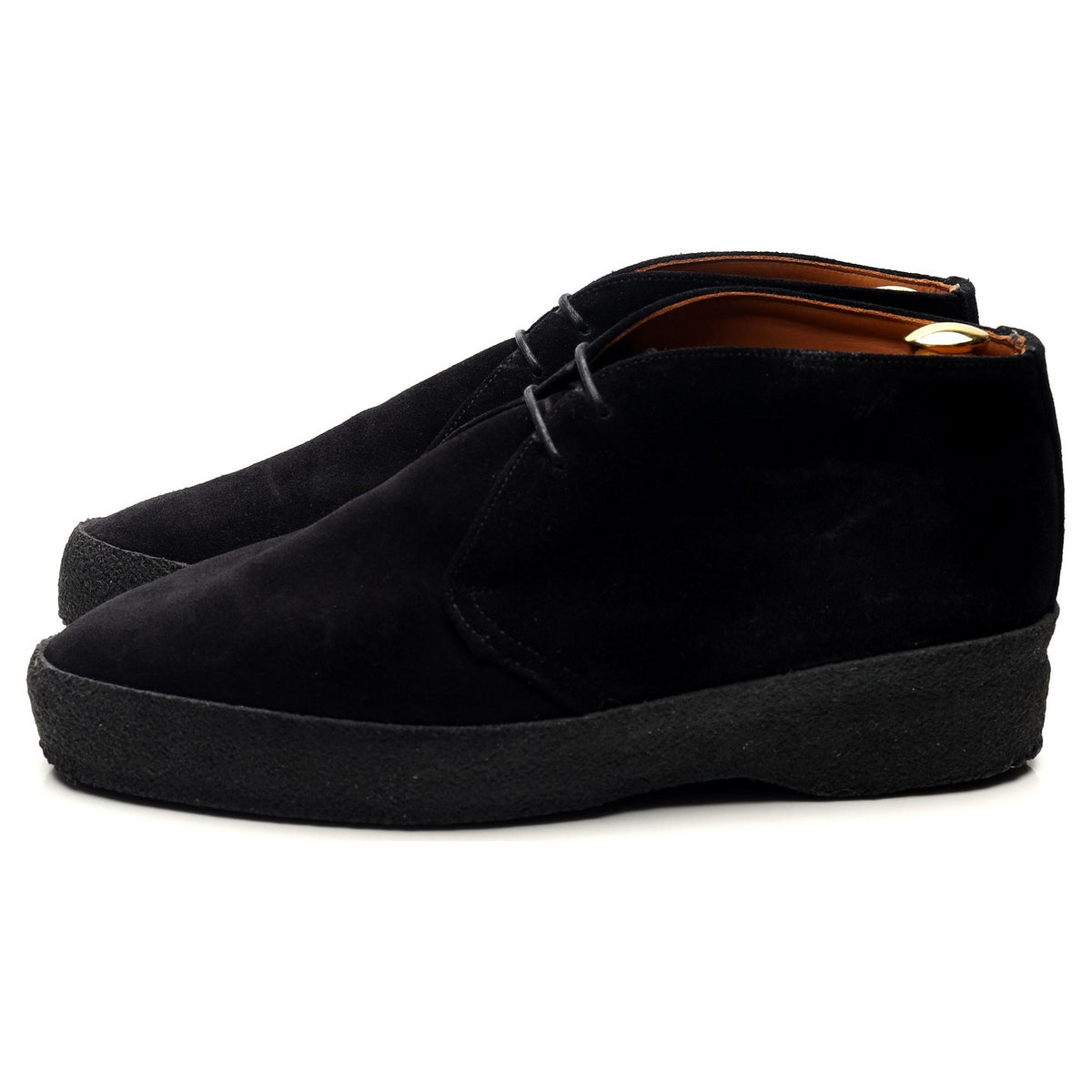&#39;Joel&#39; Black Suede Chukka Boots UK 7