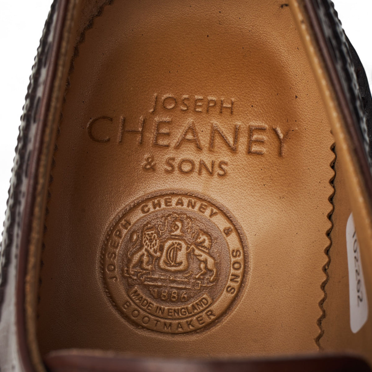 'Stratford' Brown Leather Derby Brogues UK 8.5 F