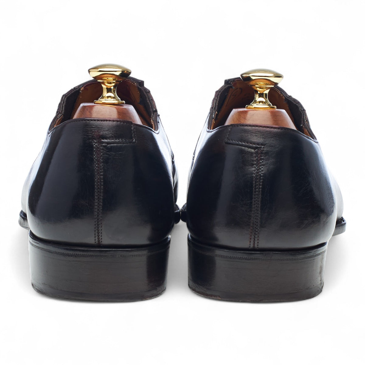 Deco 'Flynn' Burgundy Leather Lazyman Slip On Loafers UK 9.5 F