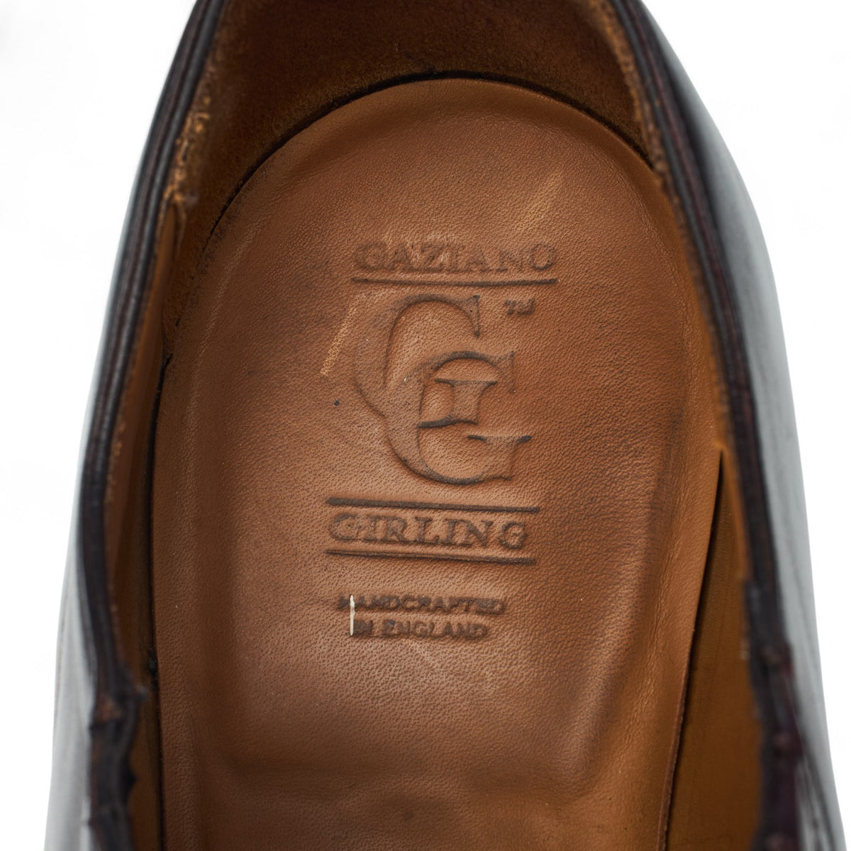 Deco 'Flynn' Burgundy Leather Lazyman Slip On Loafers UK 9.5 F