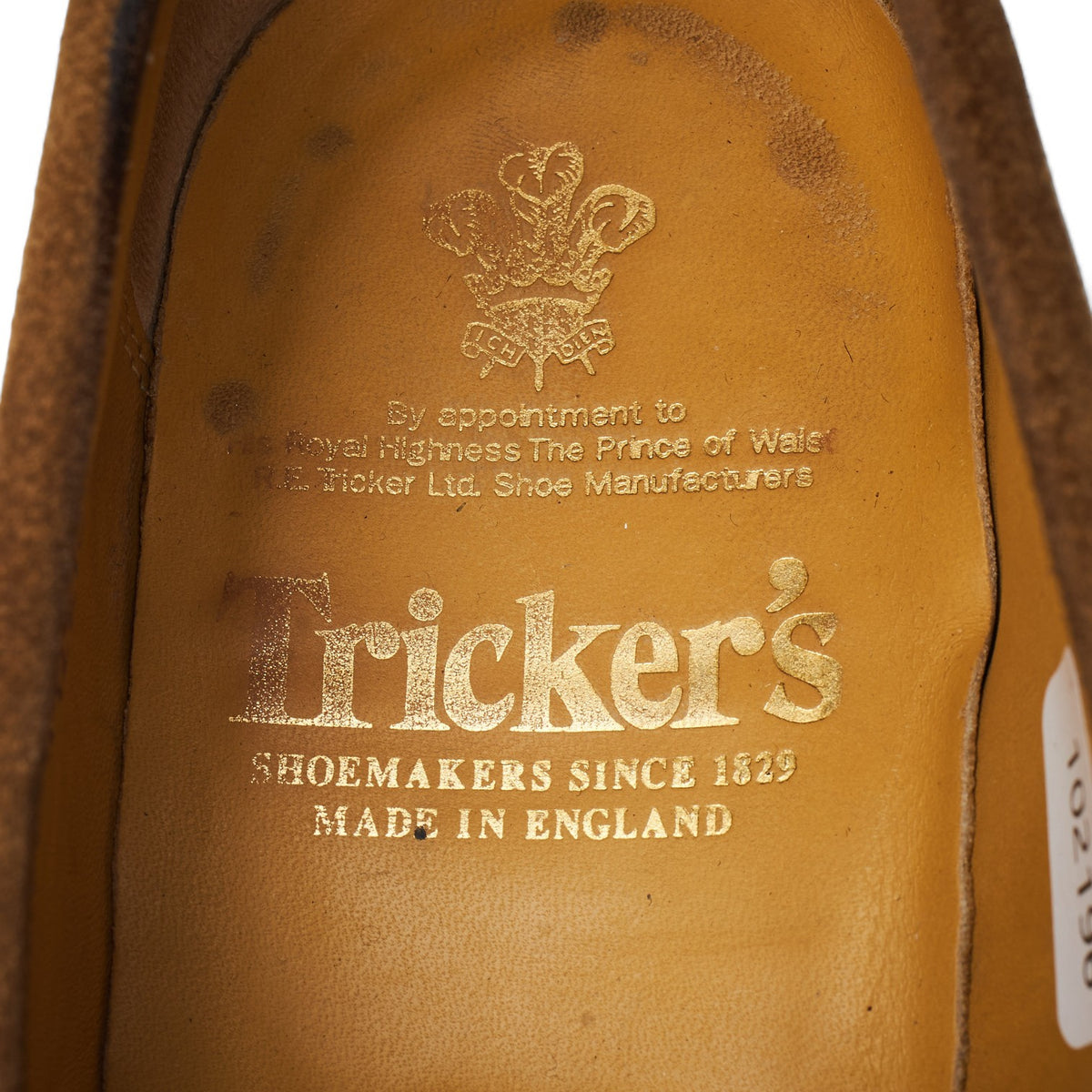 Tan Brown Suede Loafers UK 7