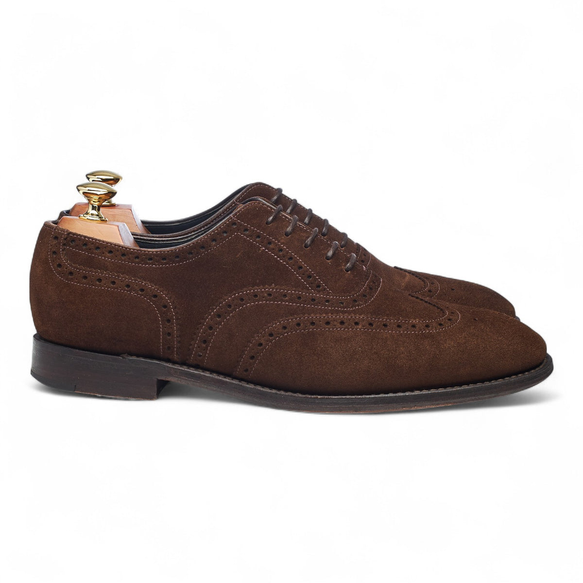 Herring 'Richmond' Brown Suede Oxford Brogues UK 8.5 F