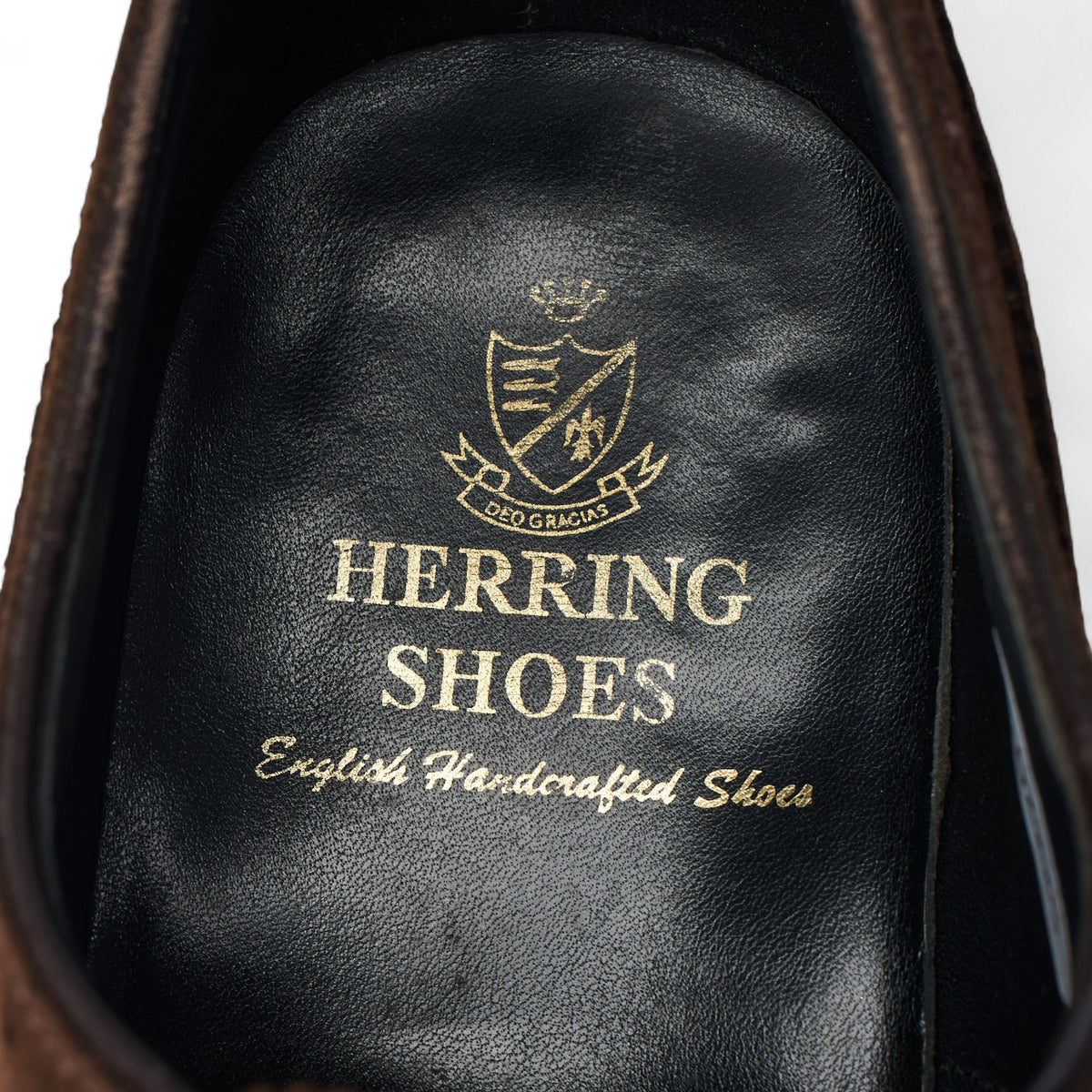 Herring 'Richmond' Brown Suede Oxford Brogues UK 8.5 F