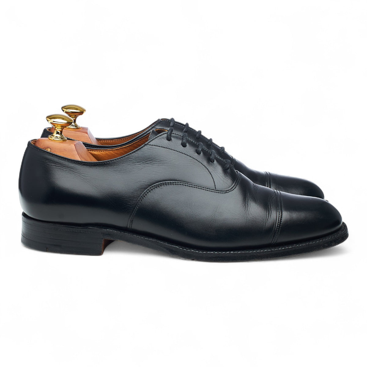 'Messenger' Black Leather Oxford UK 6.5 H