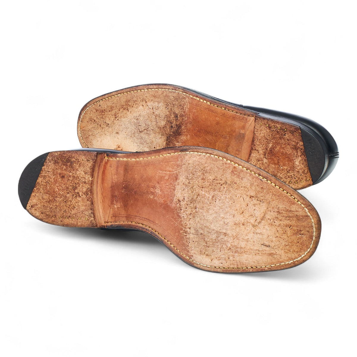 'Messenger' Black Leather Oxford UK 6.5 H