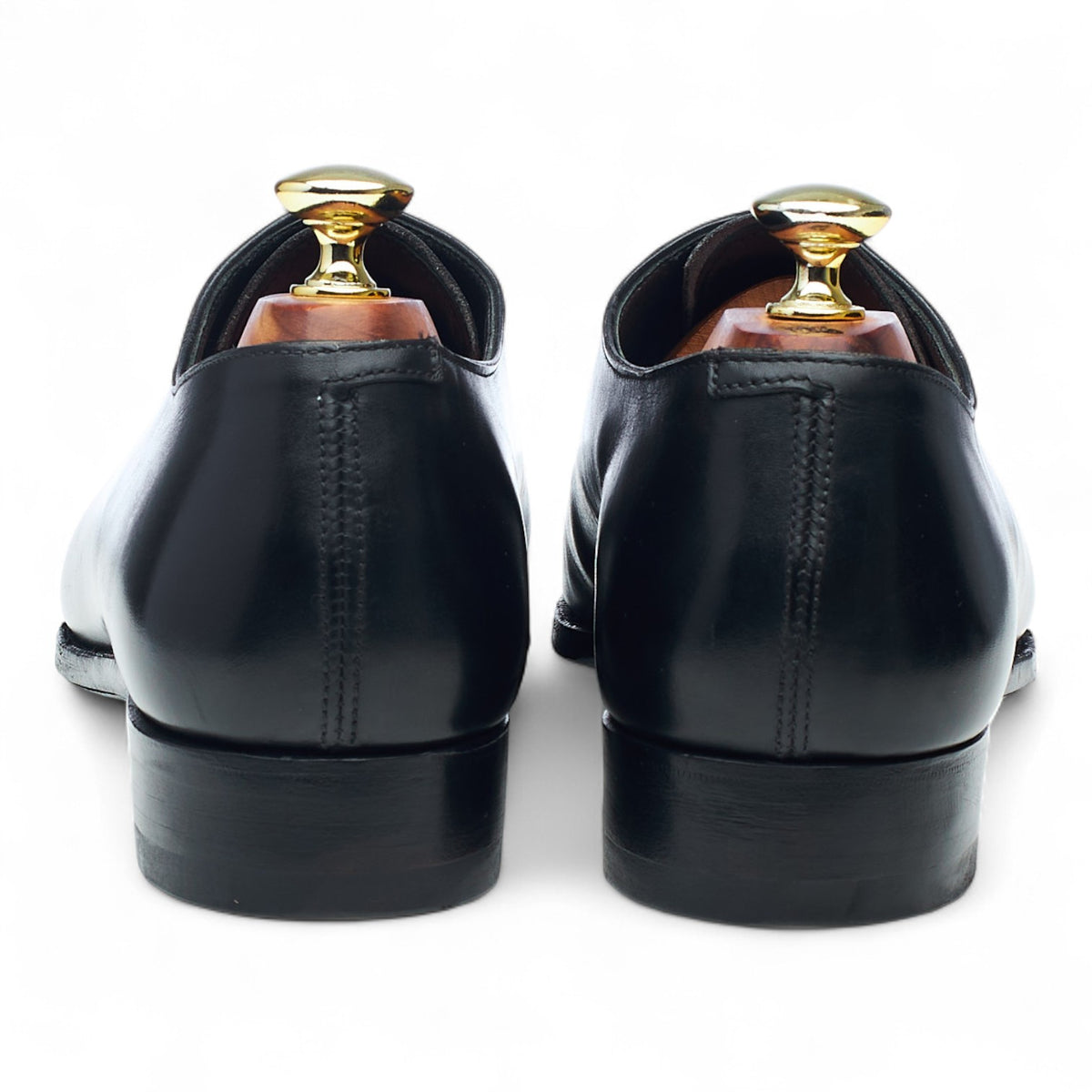 'Alan' Black Leather Wholecut Oxford UK 8 D