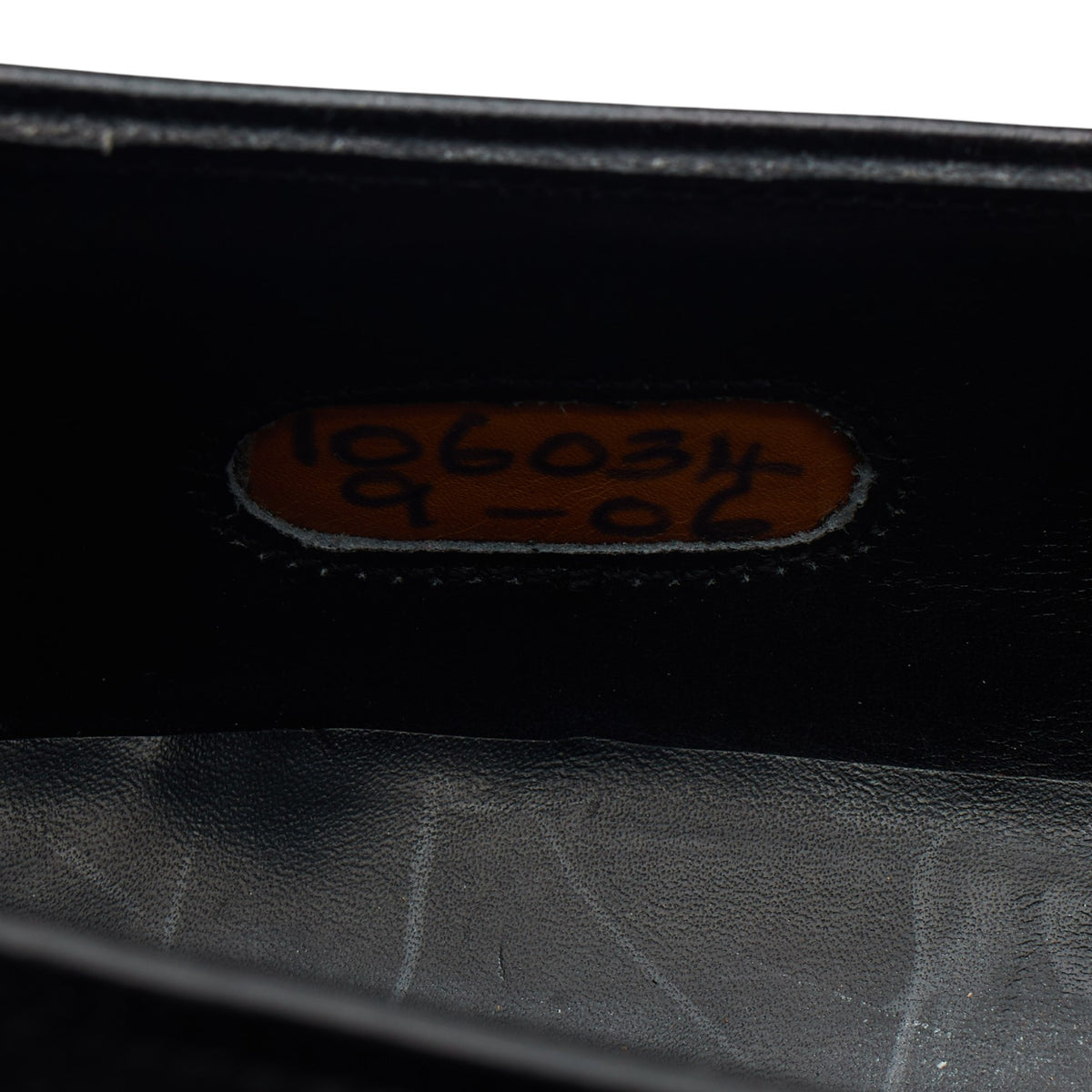 Bespoke Black Leather Loafers UK 7.5 D