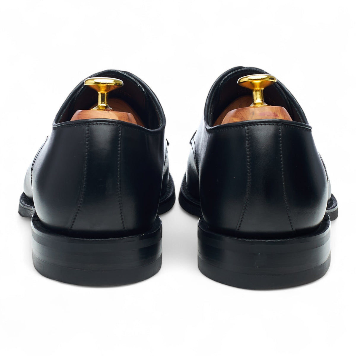 'Gable' Black Leather Derby UK 8.5 G