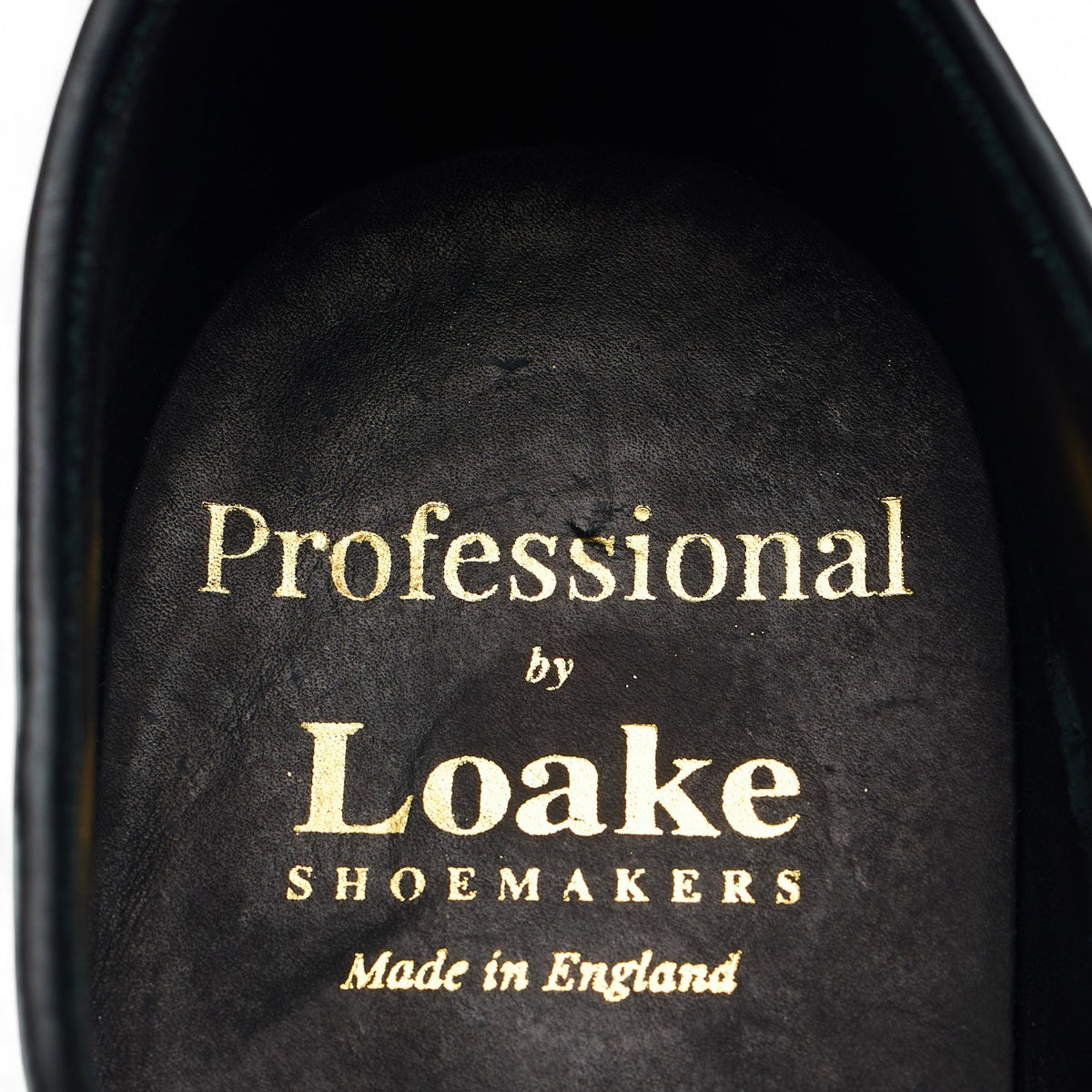 'Gable' Black Leather Derby UK 8.5 G