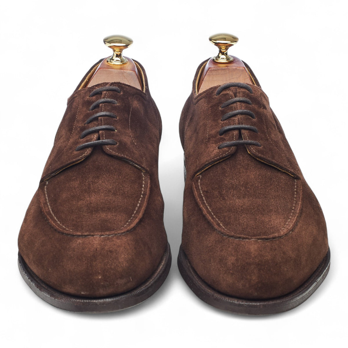 'Dover' Brown Suede Unlined Derby UK 9.5 E