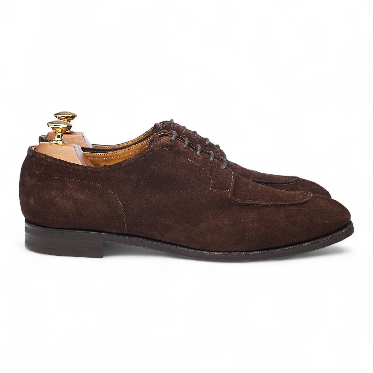 'Dover' Brown Suede Unlined Derby UK 9.5 E