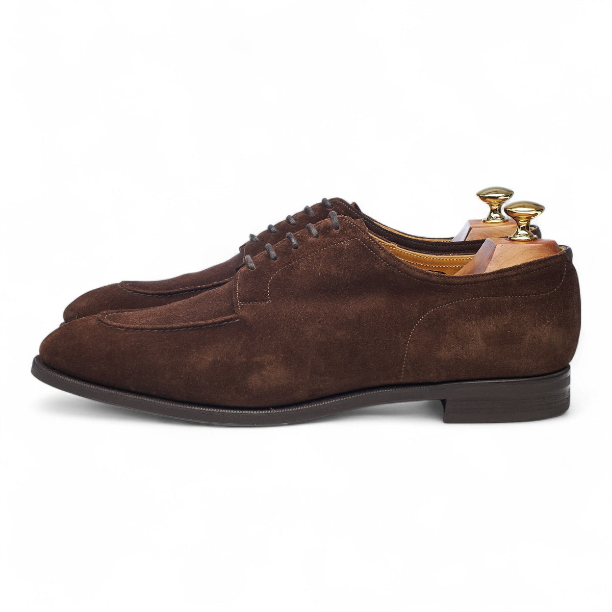 'Dover' Brown Suede Unlined Derby UK 9.5 E
