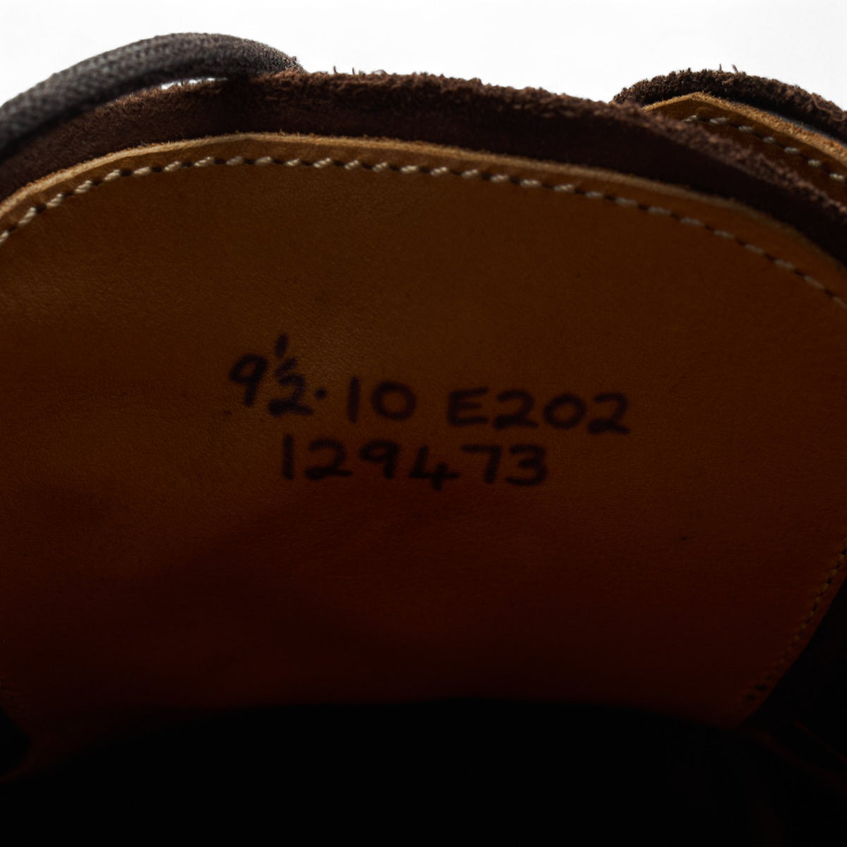 'Dover' Brown Suede Unlined Derby UK 9.5 E