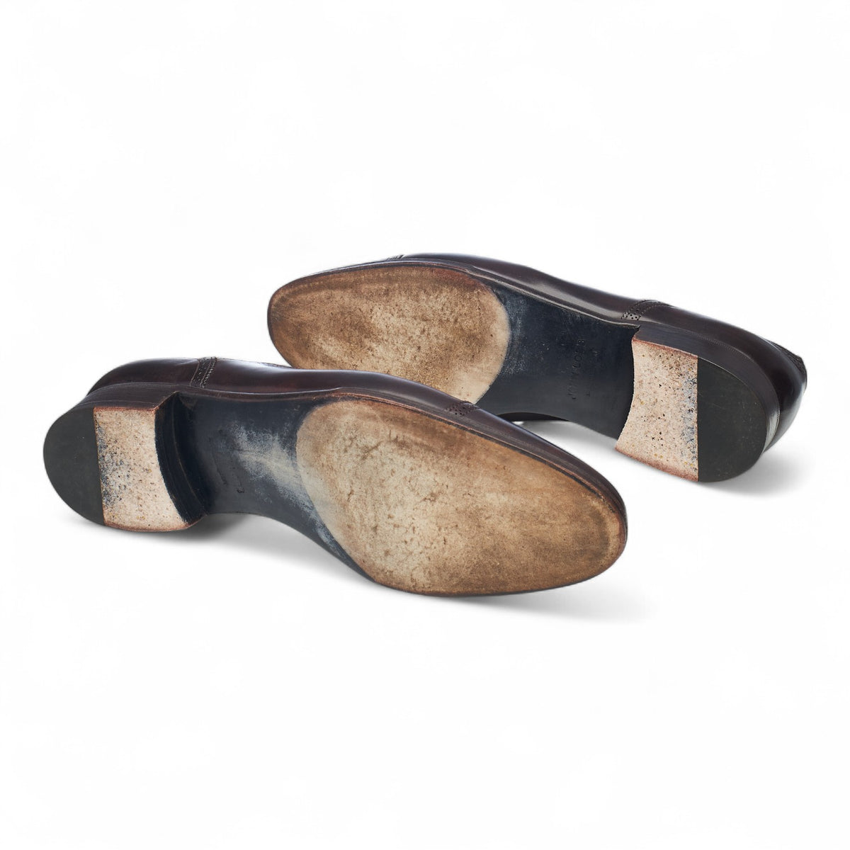 'Stockley' Dark Brown Leather Oxford Brogues UK 9.5 E