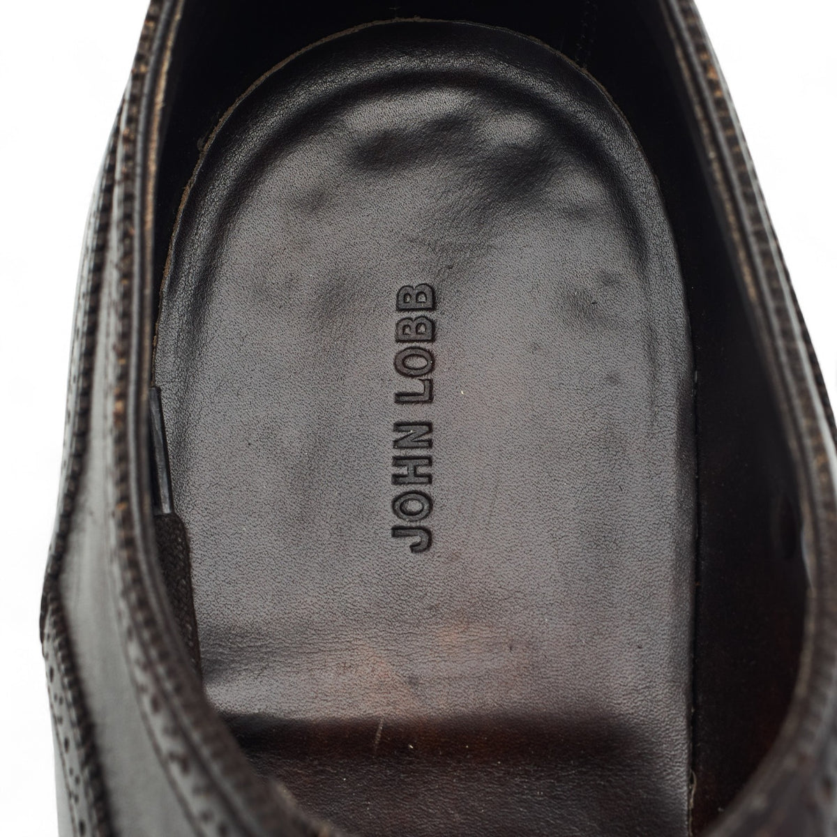 'Stockley' Dark Brown Leather Oxford Brogues UK 9.5 E